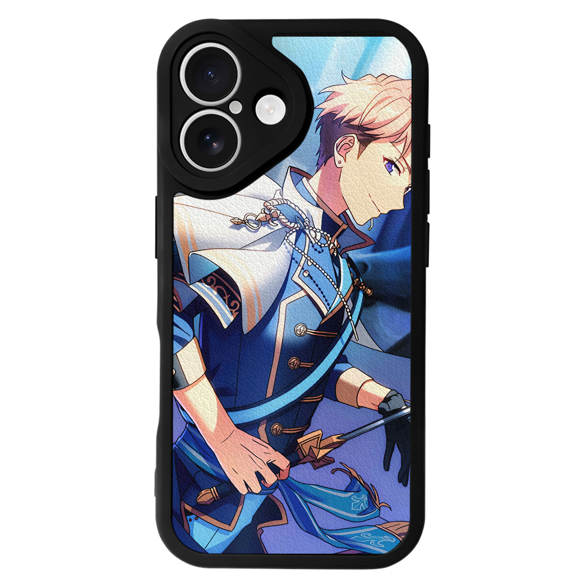 （画像用） あんさんぶるスターズ! Ensemble Stars 【iPhone 16シリーズ対応】シリコンスマホケース（レザー調） 材質：シリコン